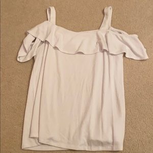 Gap Off The Shoulder Ruffle Tank Top